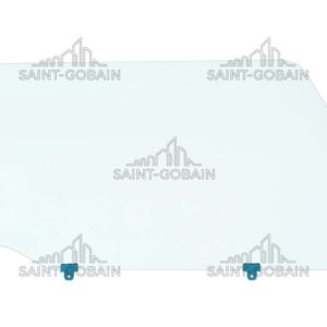 RH FRONT DOOR GLASS W/FITTINGS SEKURIT